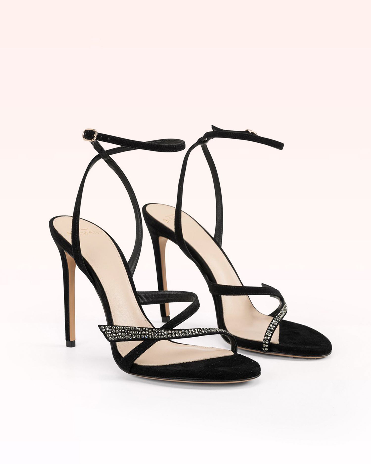 Tita Crystals 100 Suede Black Sandals R/24