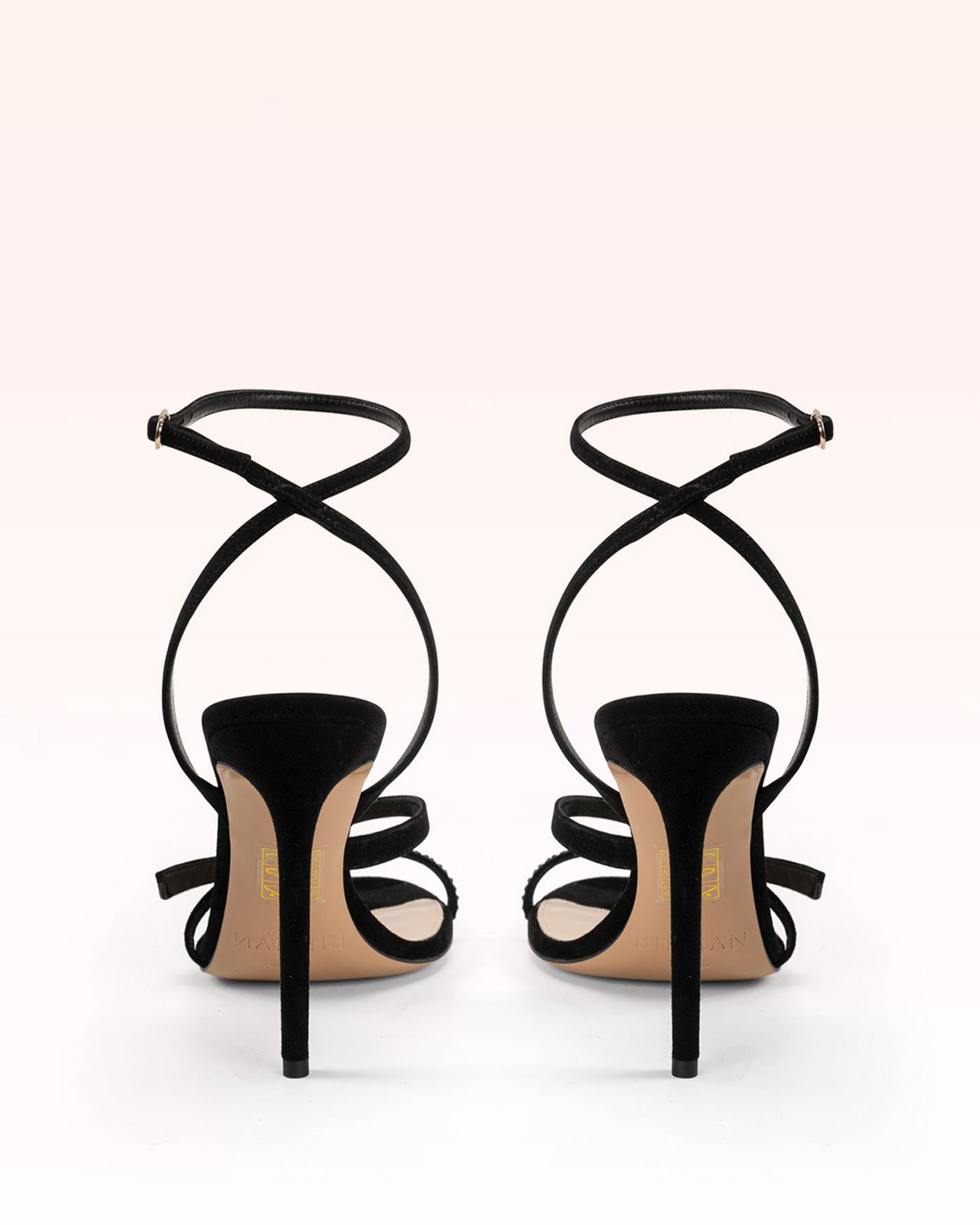 Tita Crystals 100 Suede Black Sandals R/24