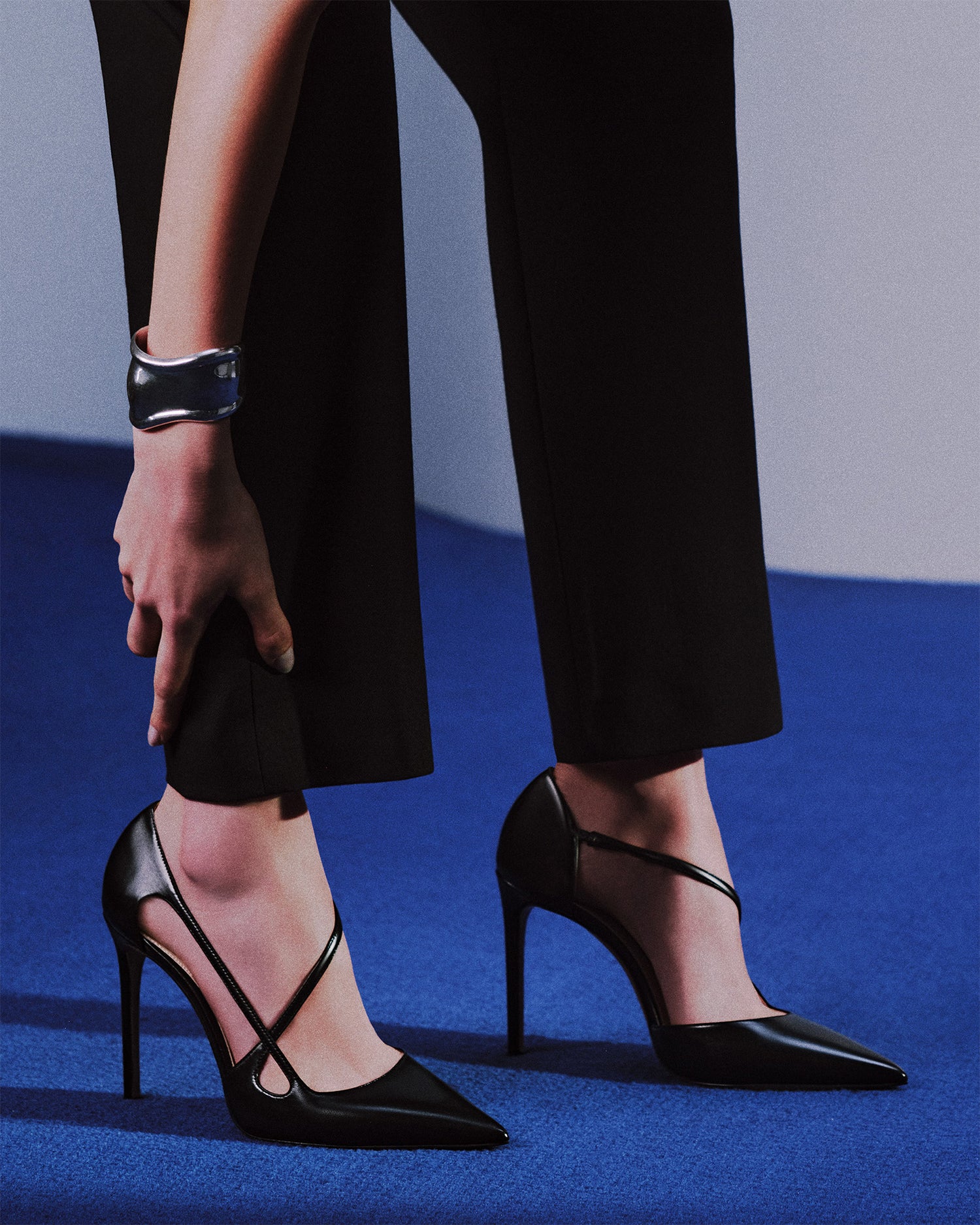 Renee 100 Black Pumps P/25