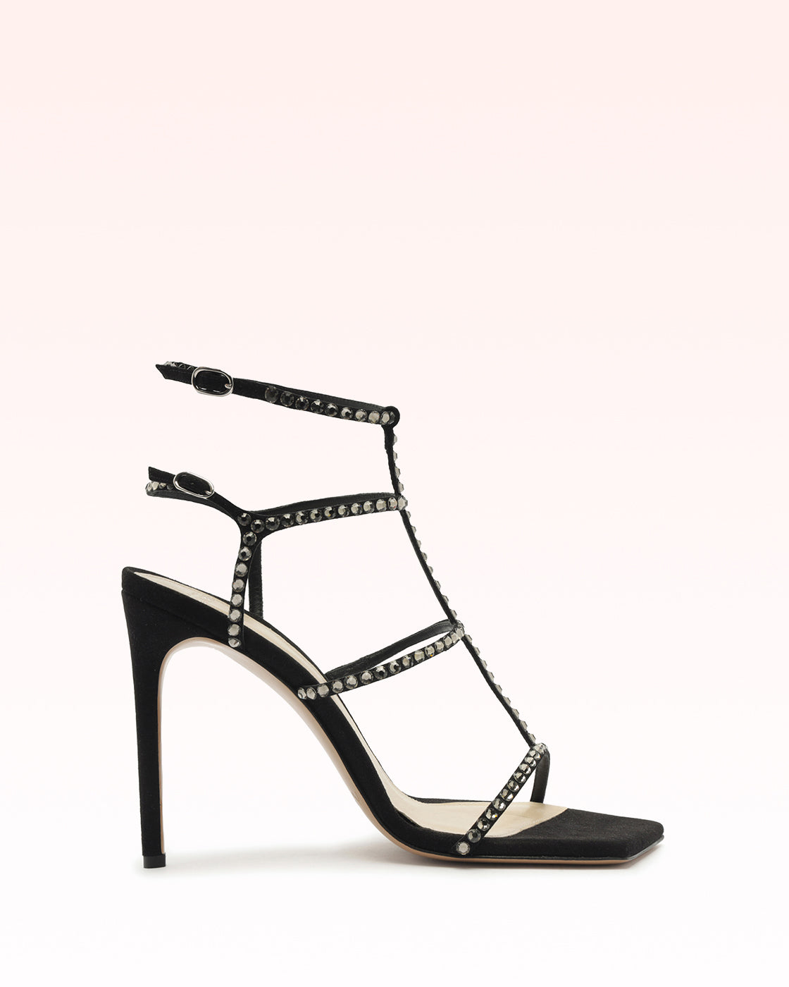 Amanda Swarovski 100 Black Sandals F/25