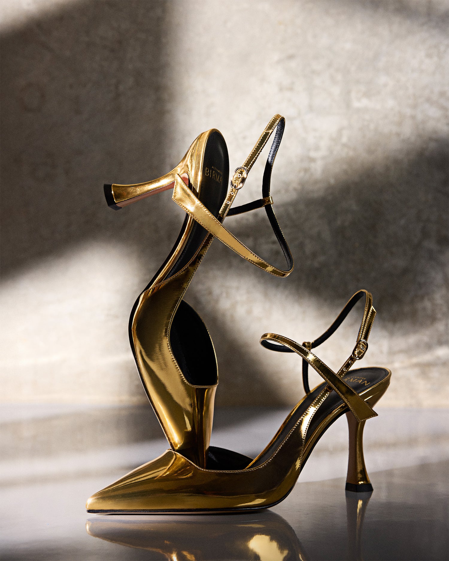 Tita Wrap 85 Golden Pumps F/25