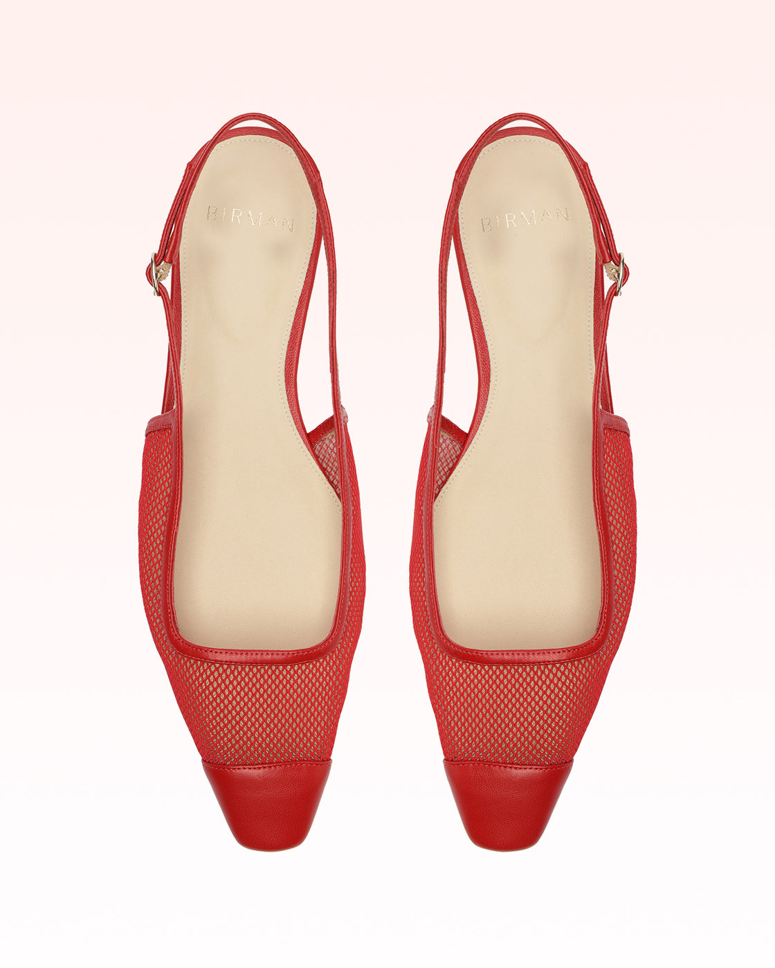 Olivia Mesh Flame Flats S/25