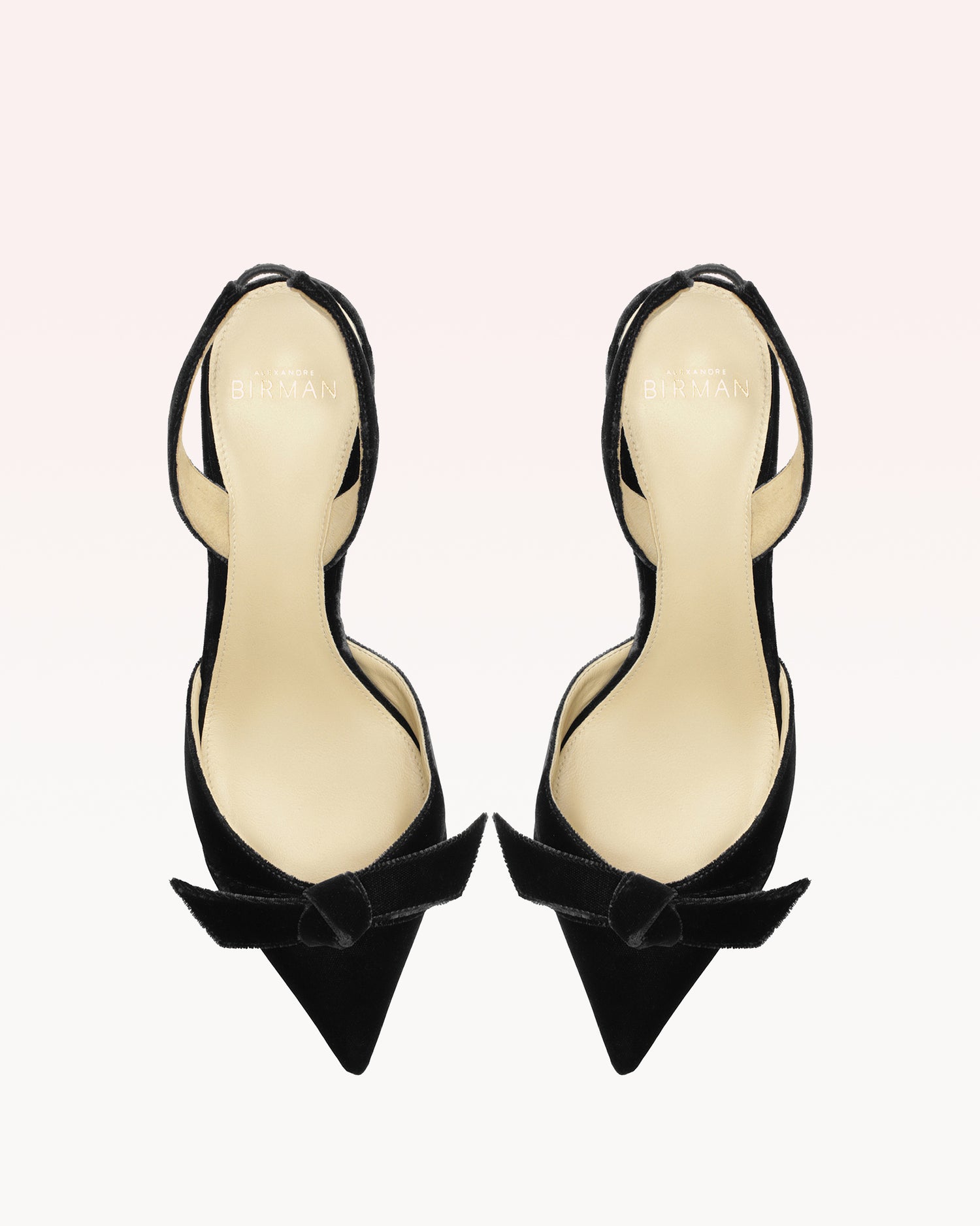 Clarita Bell Slingback 60 Black Pumps F/25