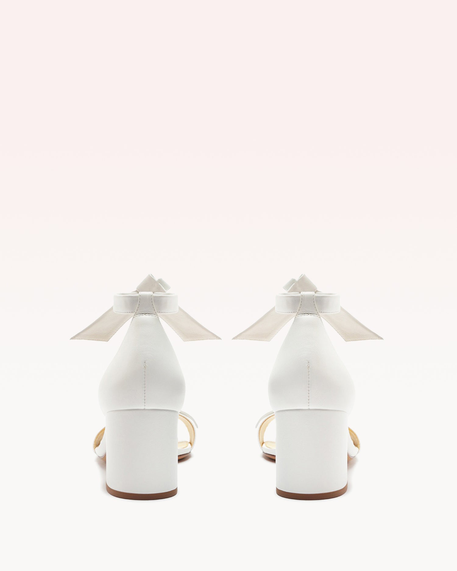 Clarita Block 60 White Sandals Core