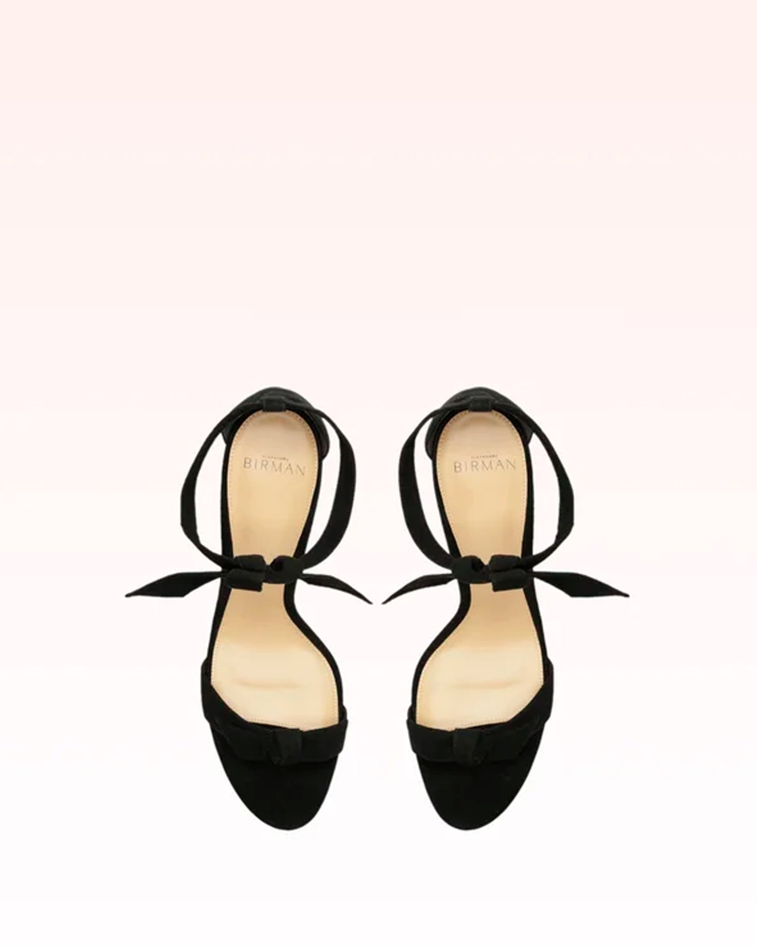 Clarita Block 90 Suede Black Sandals Core