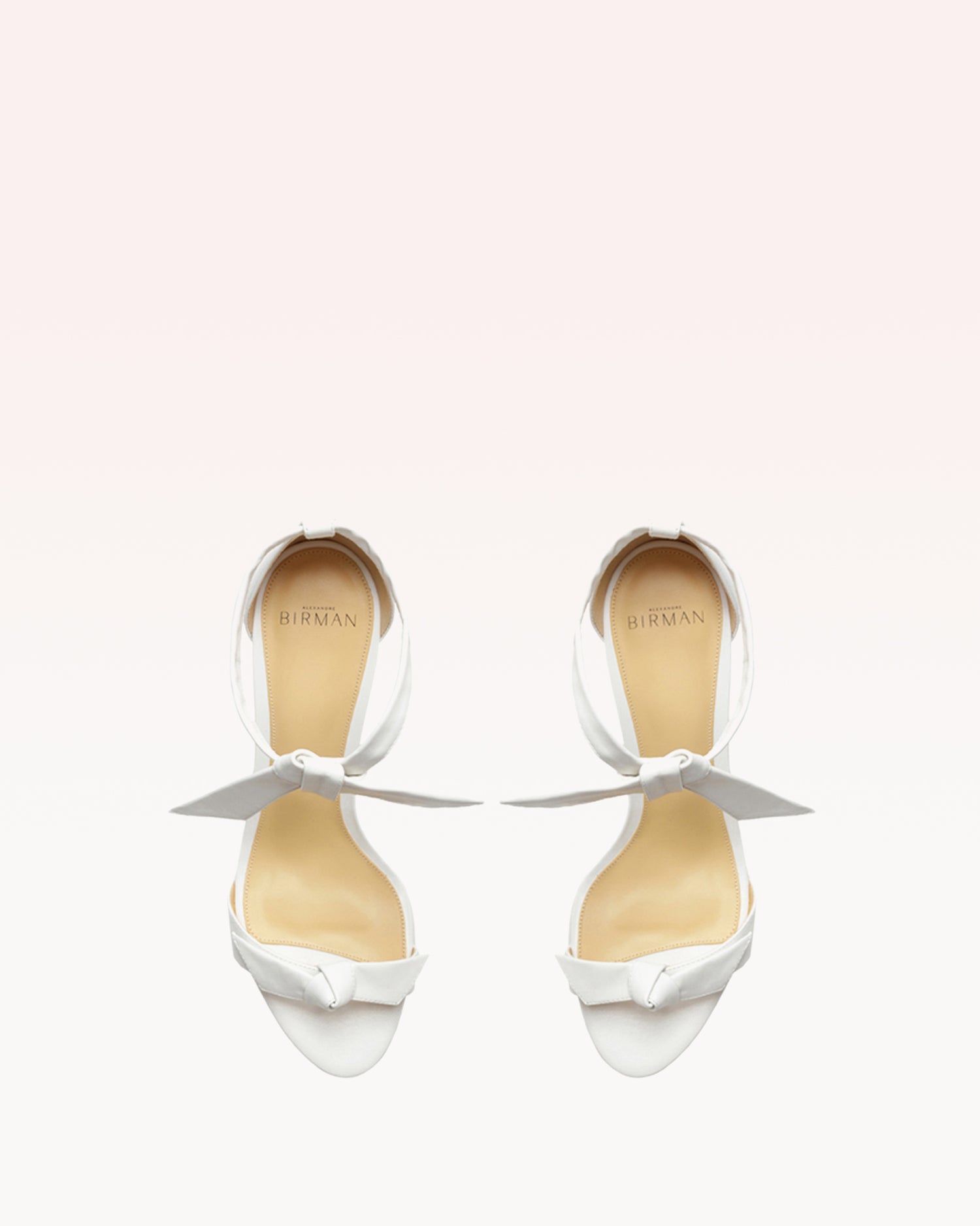 Clarita Block 90 White Sandals Core