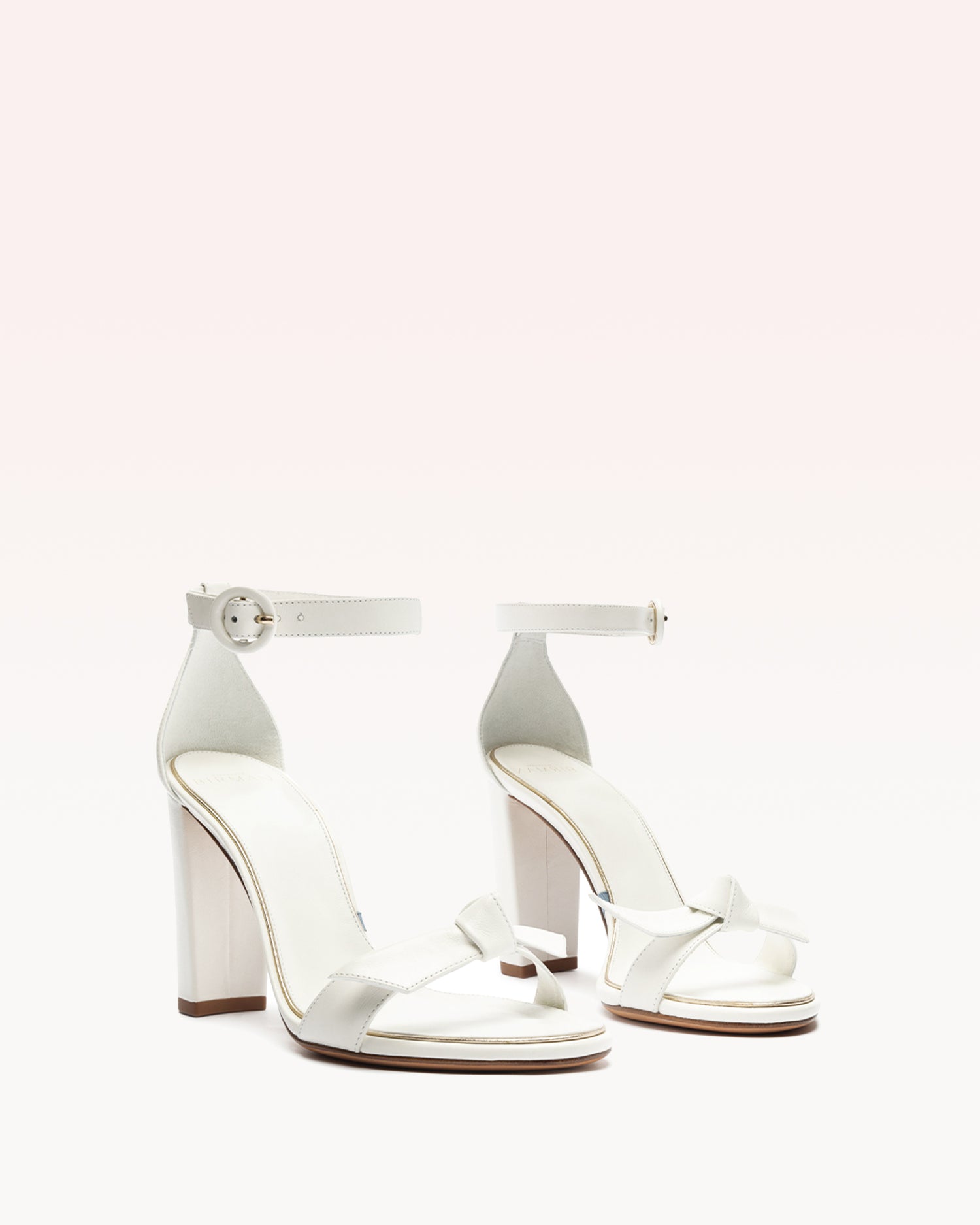 Clarita Bridal Block 90 White Sandals Bridal