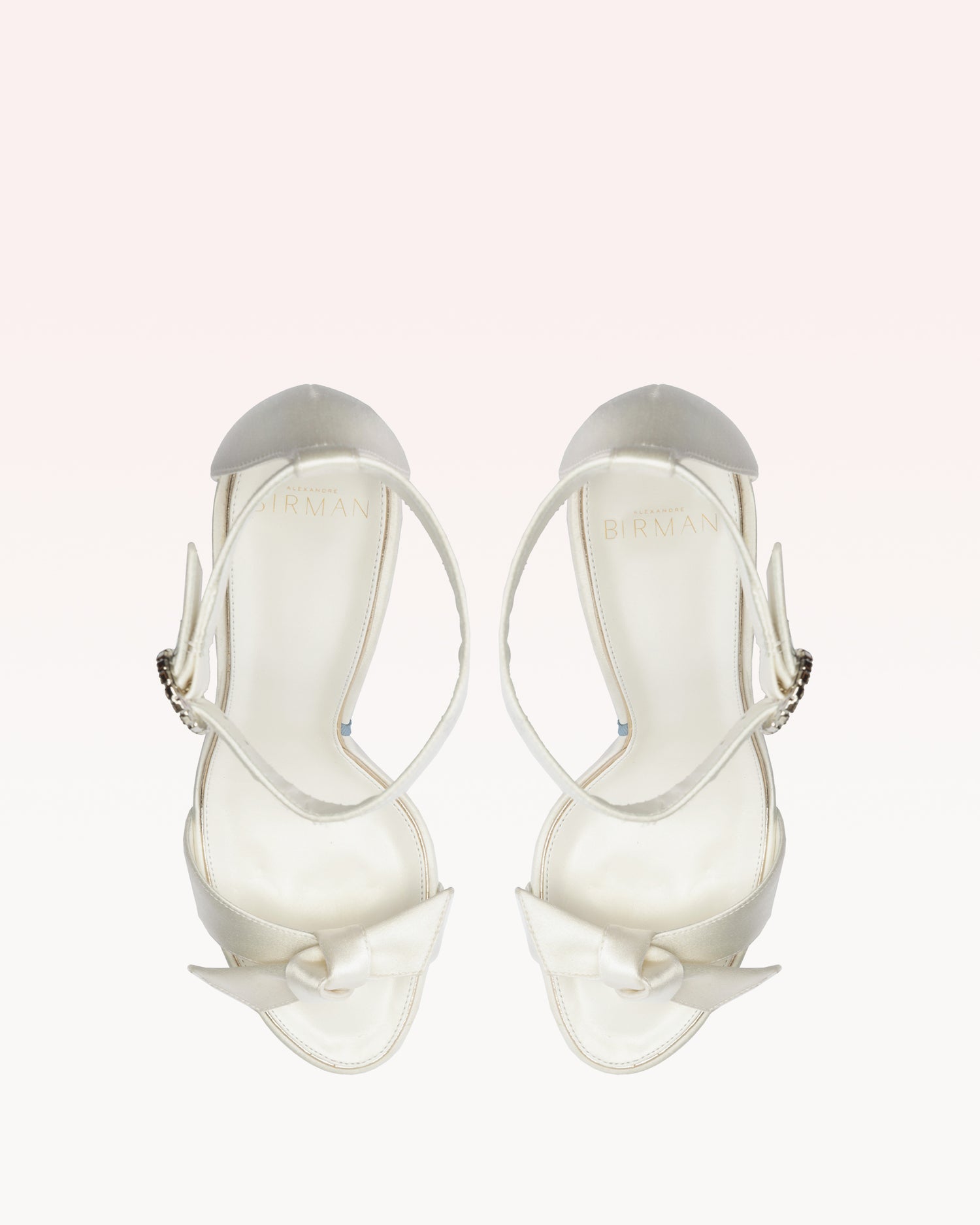 Clarita Bridal Block 90 Satin Bianco Sandals Bridal