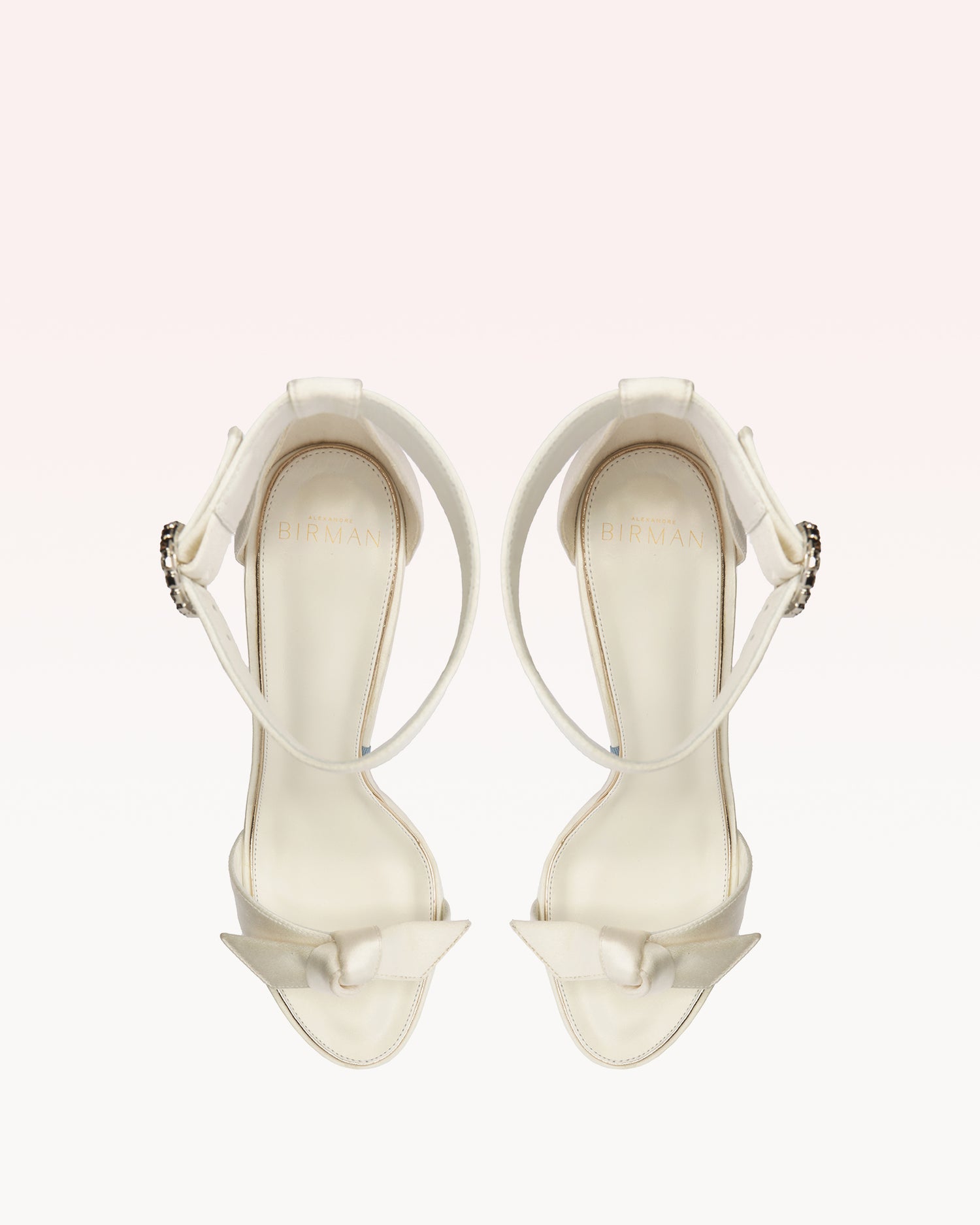 Clarita Platform Bridal 120 Satin Bianco Sandals Bridal