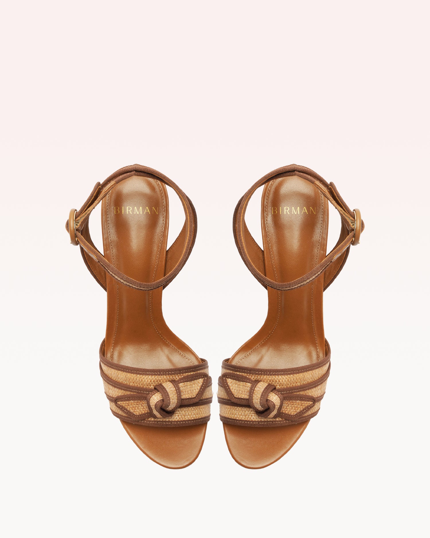 Grosgrain Raffia Platform Sandals R/25