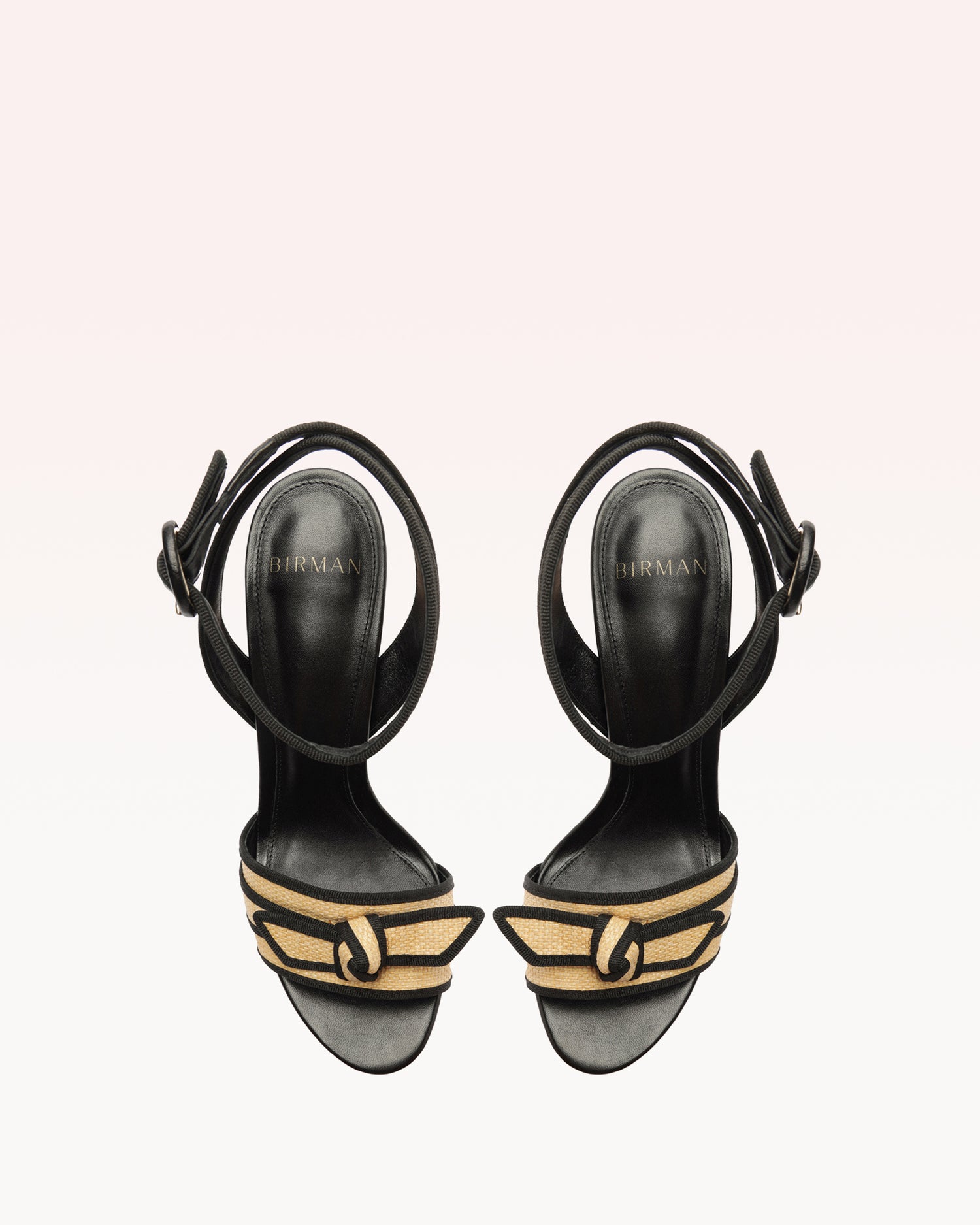 Grosgrain Raffia Platform Sandals R/25