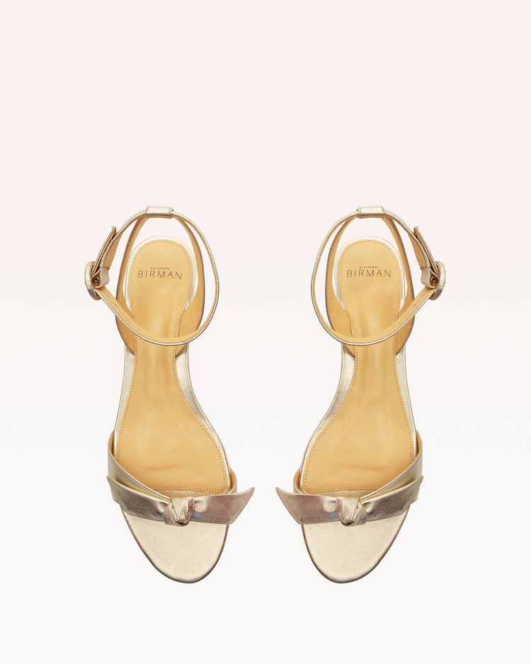 Clarita 30 Metallic Golden Sandals Sale
