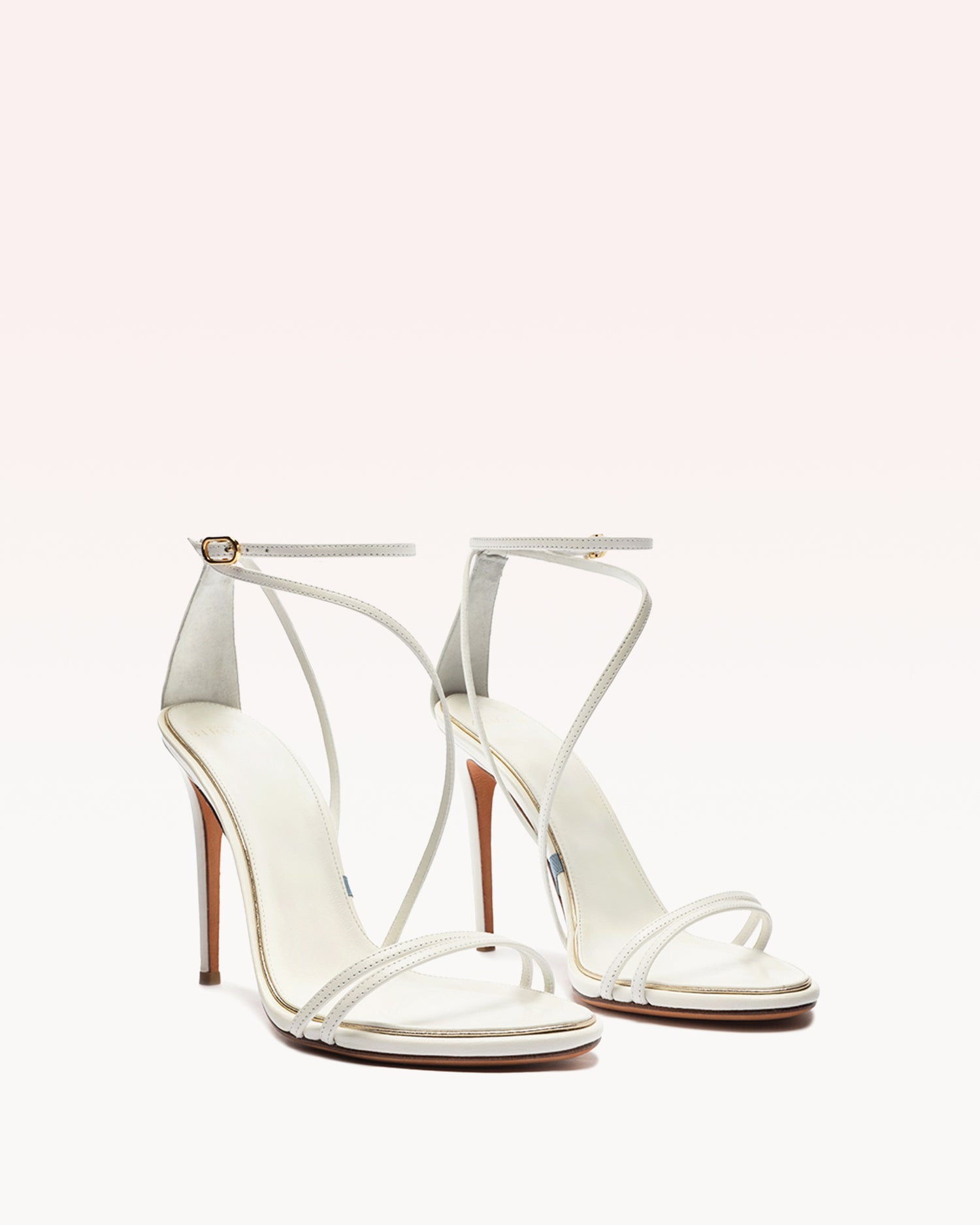 Kendal Bridal 100 White & Golden Sandals Bridal