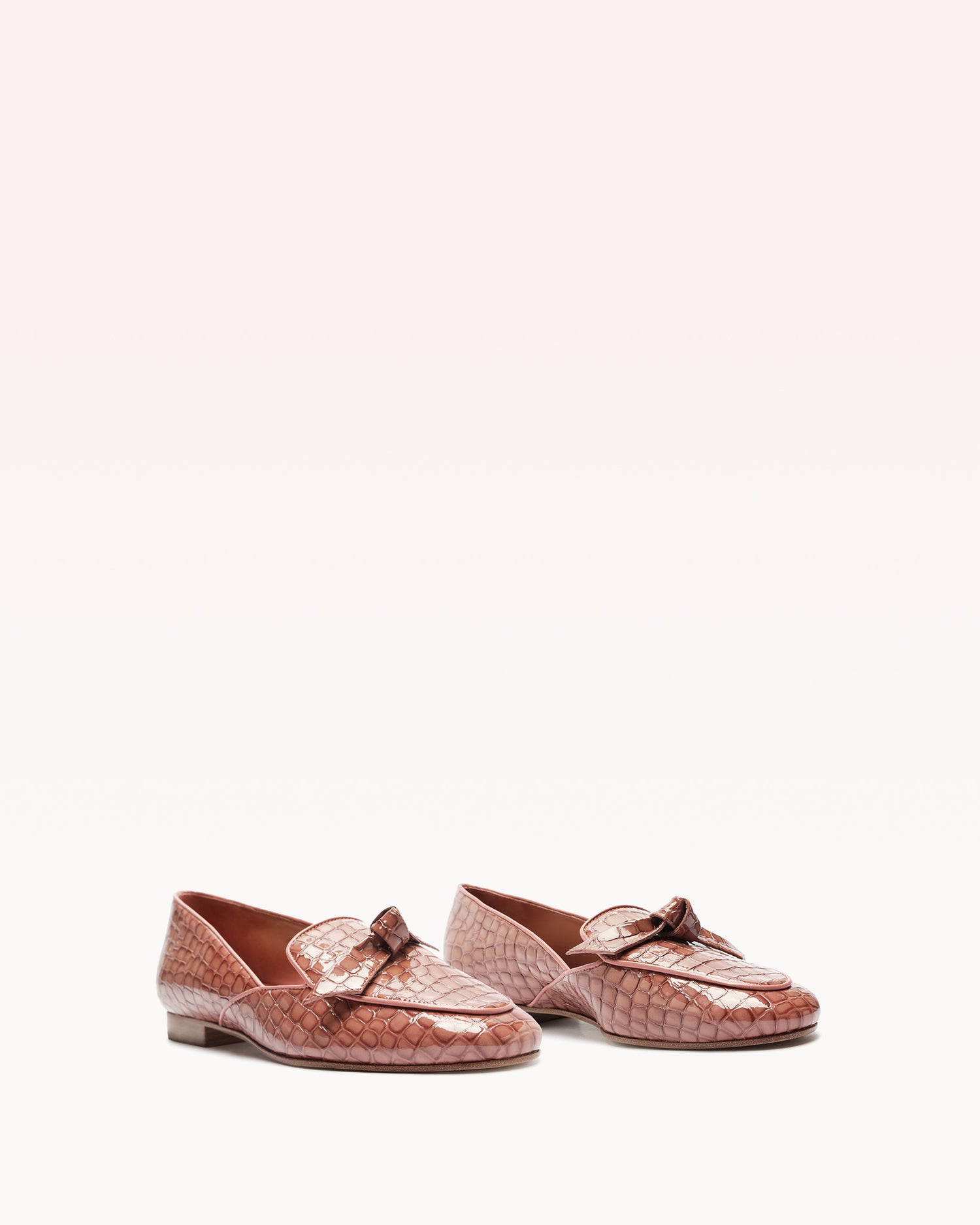Clarita Belgian Crocco Loafer Clay Loafers P/24