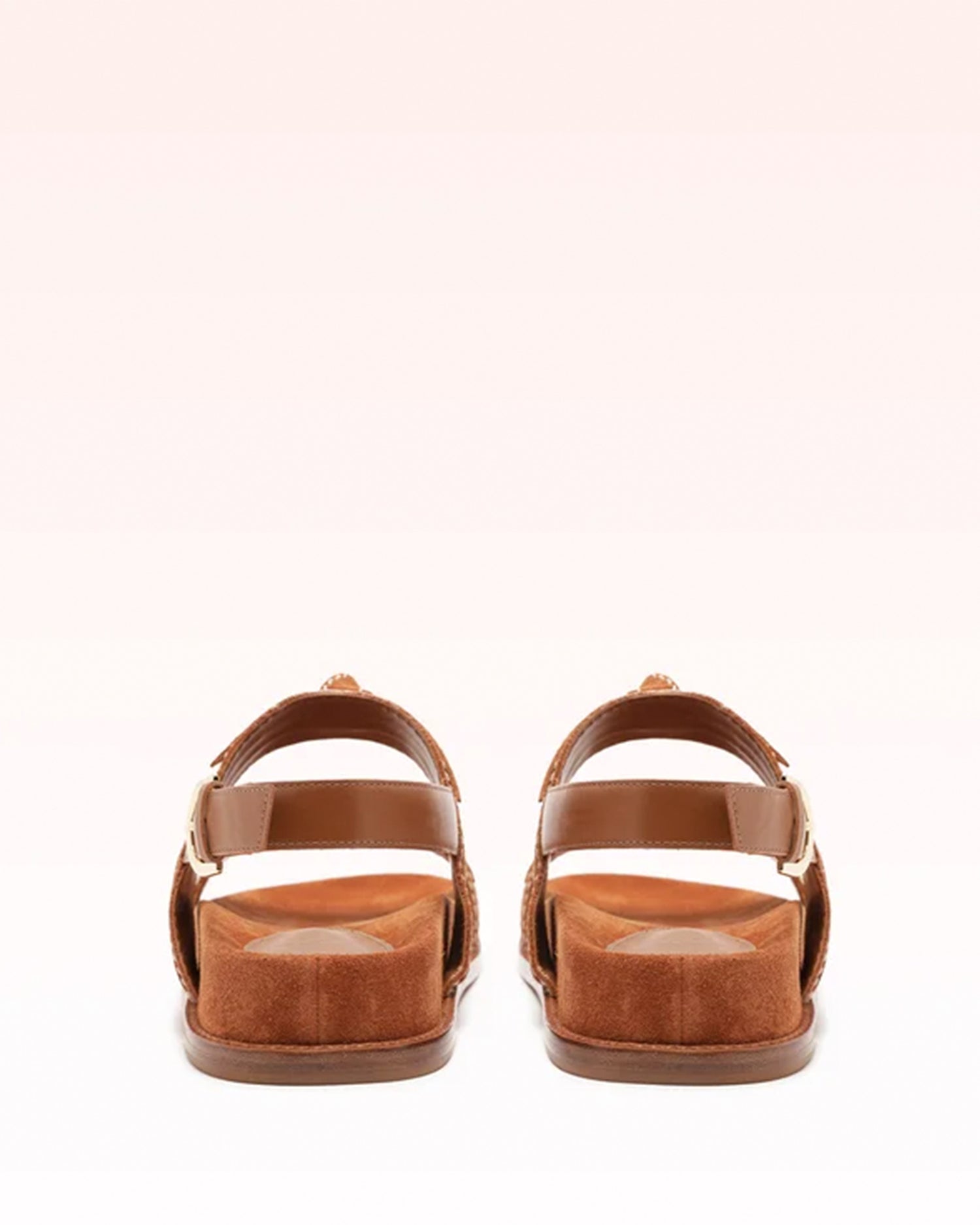 Clarita Sport Sandal Suede Cuoio Flats Carry Over