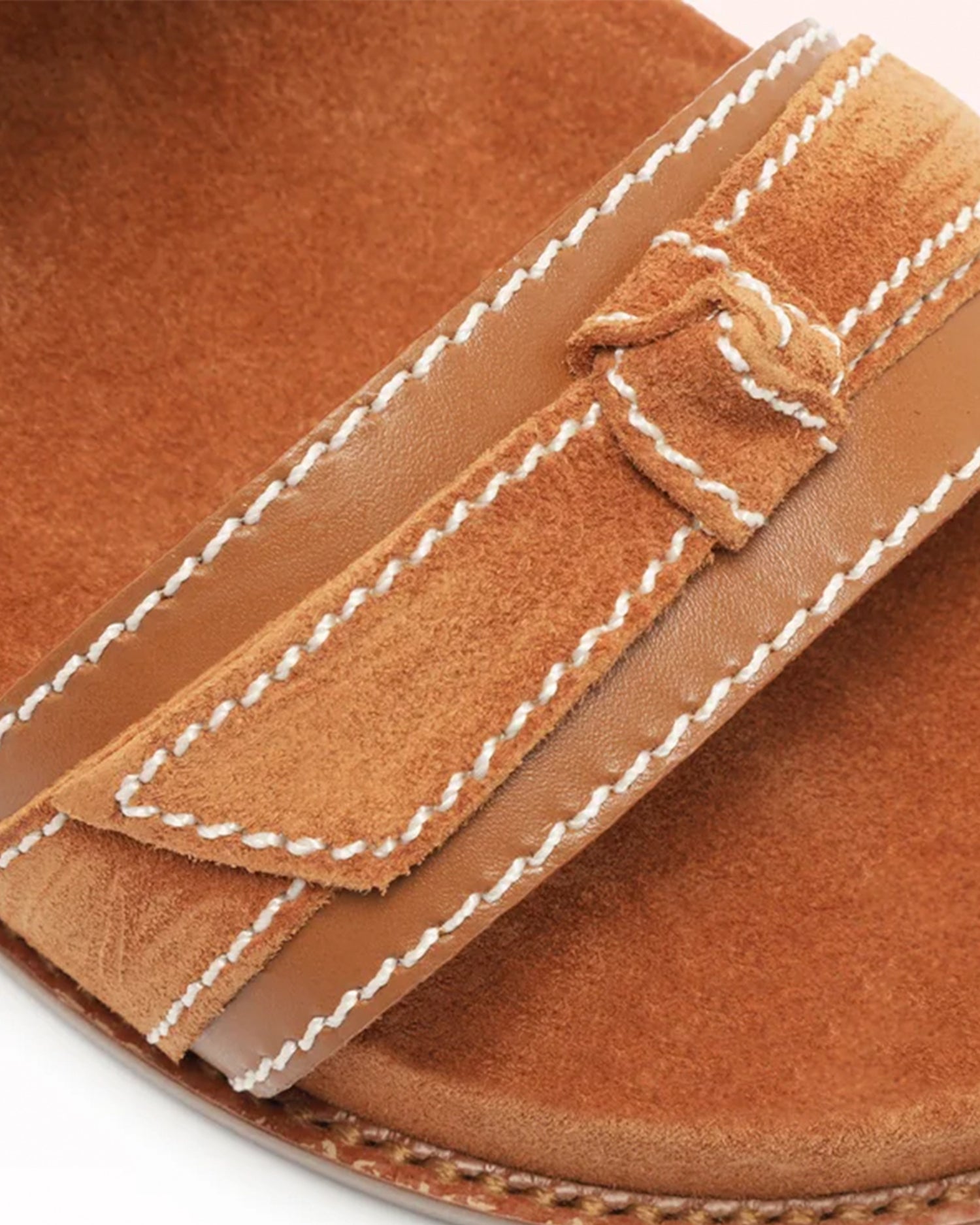 Clarita Sport Sandal Suede Cuoio Flats Carry Over