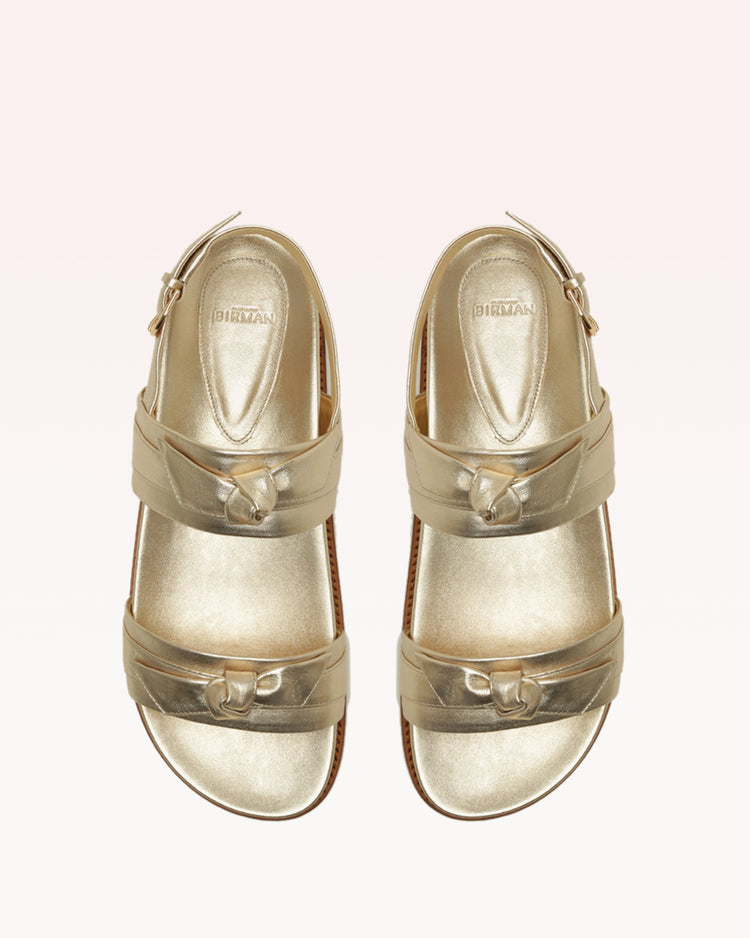Clarita Sport Sandal Metallic Gold