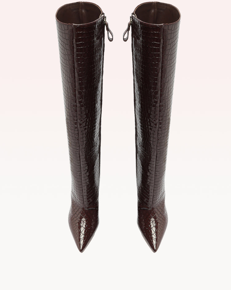 Kyra 100 Crocco Boot Bloodstone