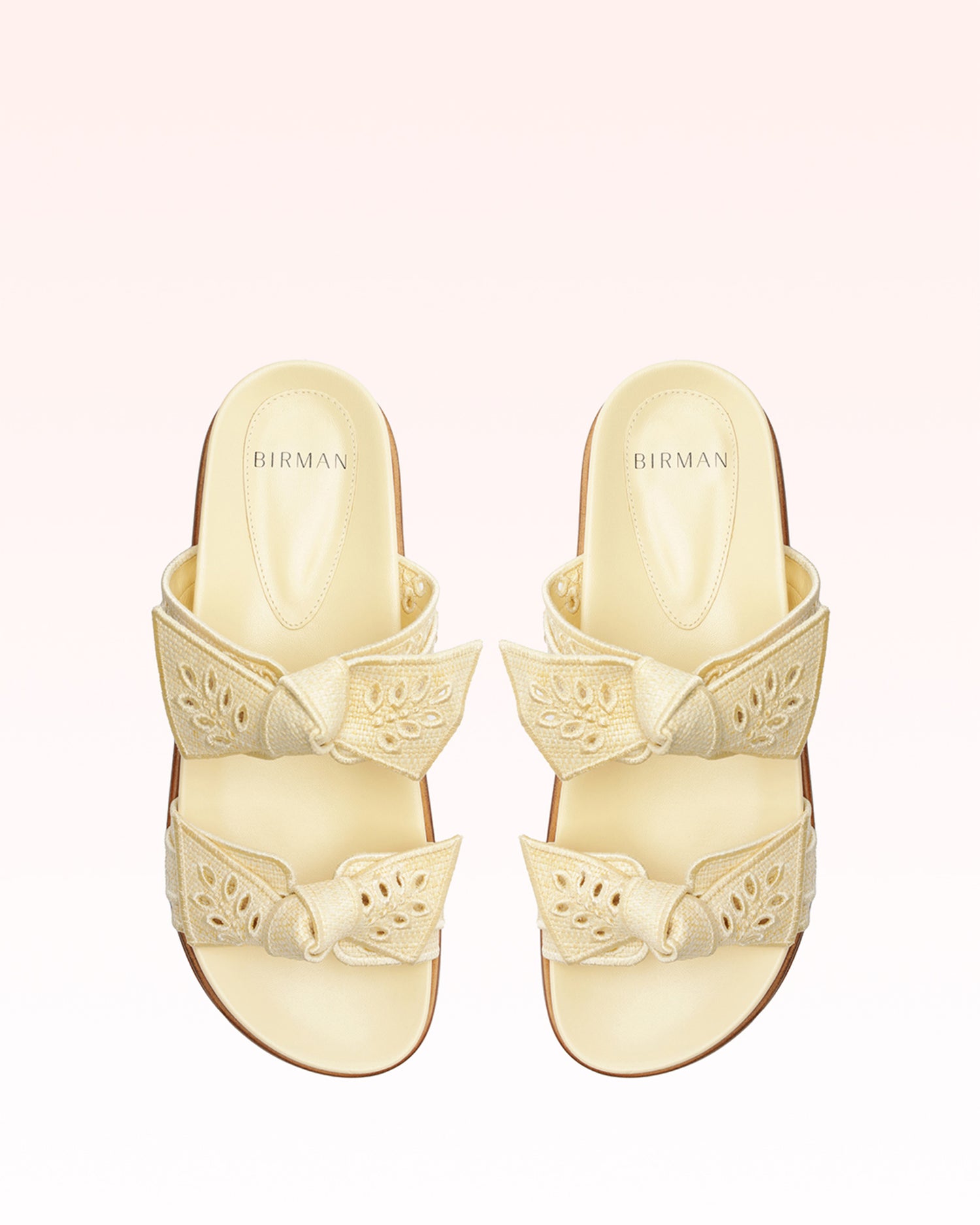 Maxi Clarita Embroidery Raffia Flats S/25