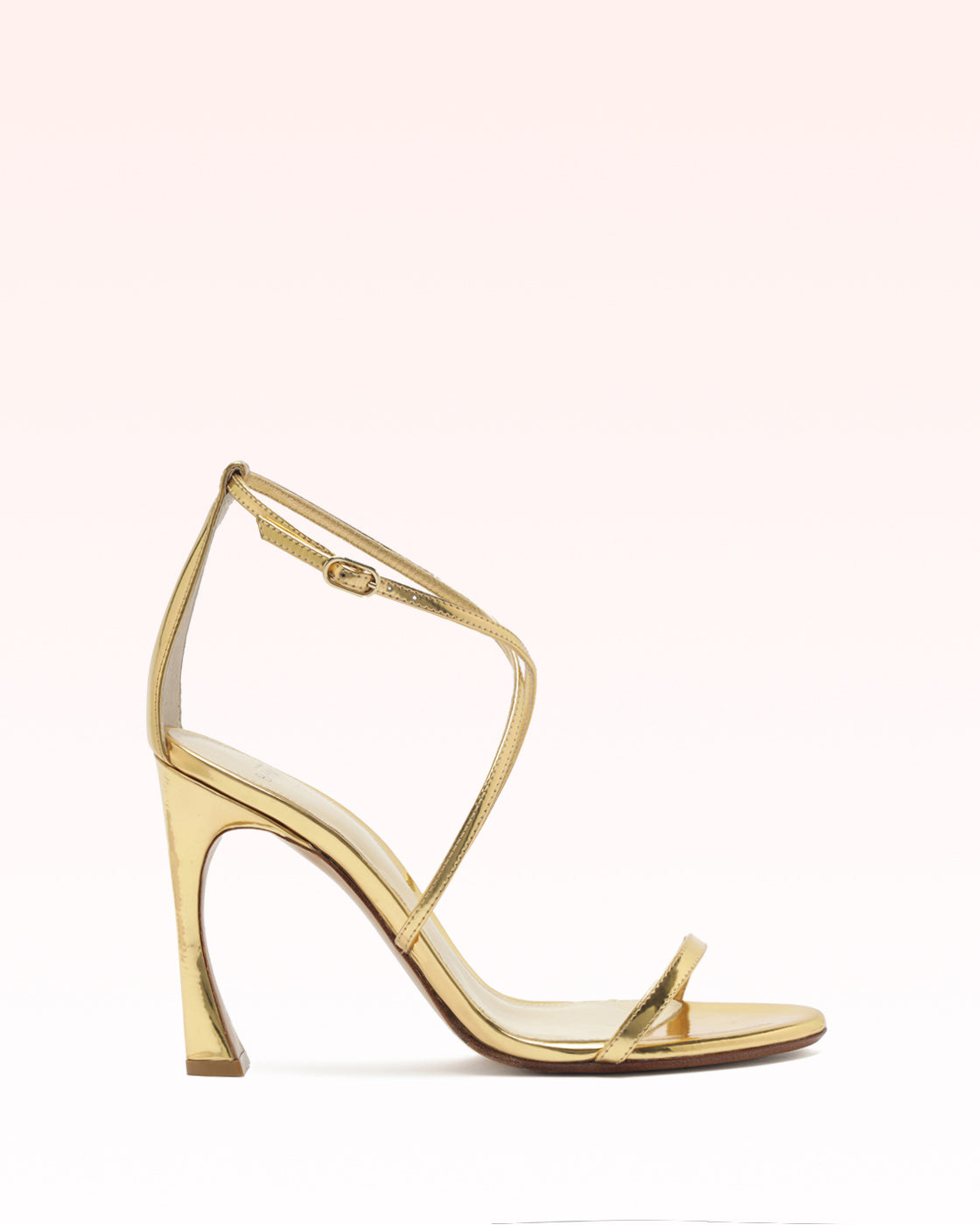 Cynthia 100 Oro Sandals F/25 35 Golden Specchio Leather