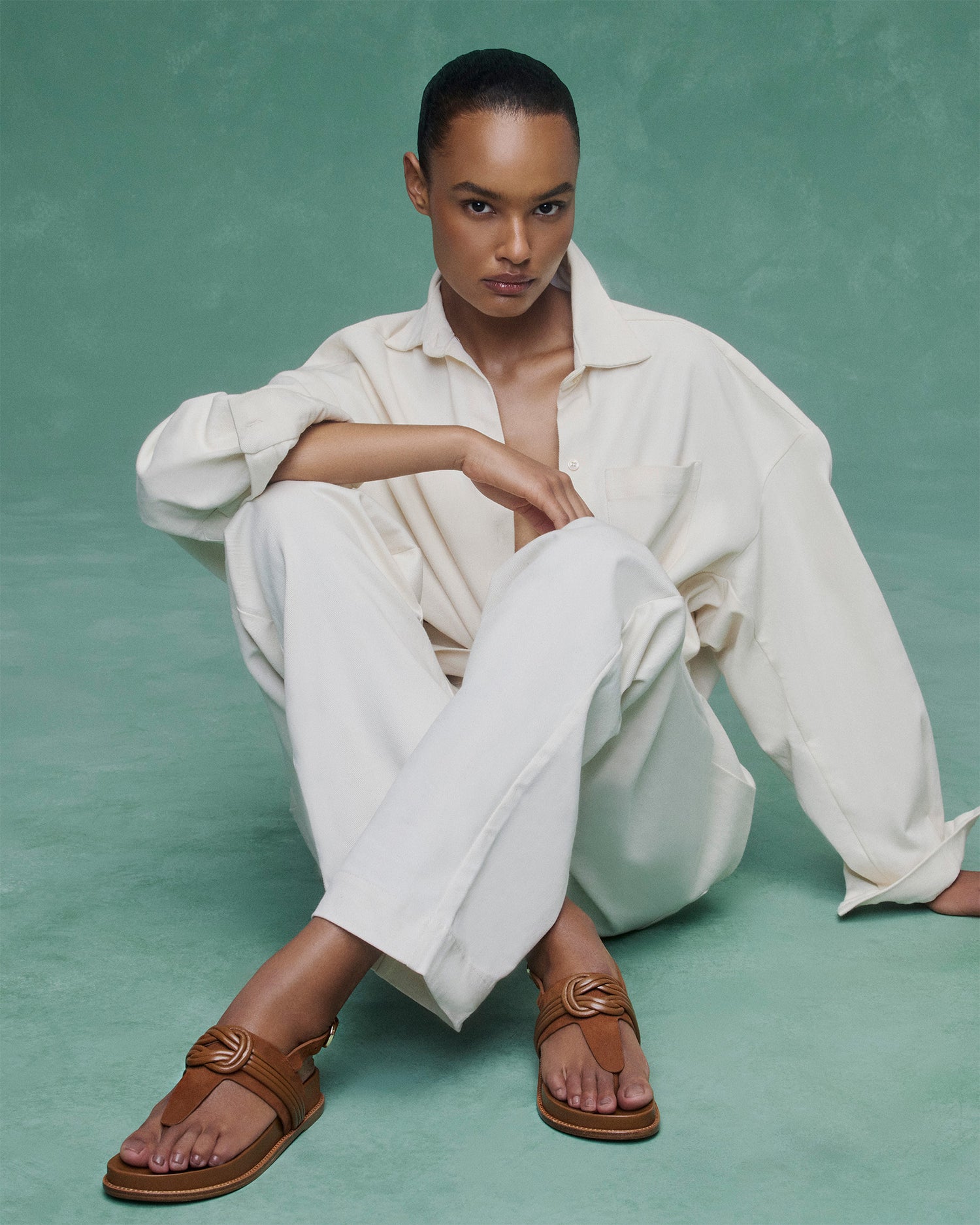 Vicky Sandal Flats R/25