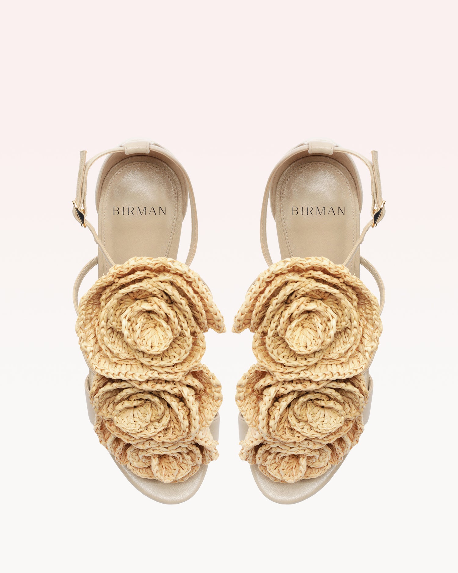 Sadie Flower 100 Raffia Sandals R/25