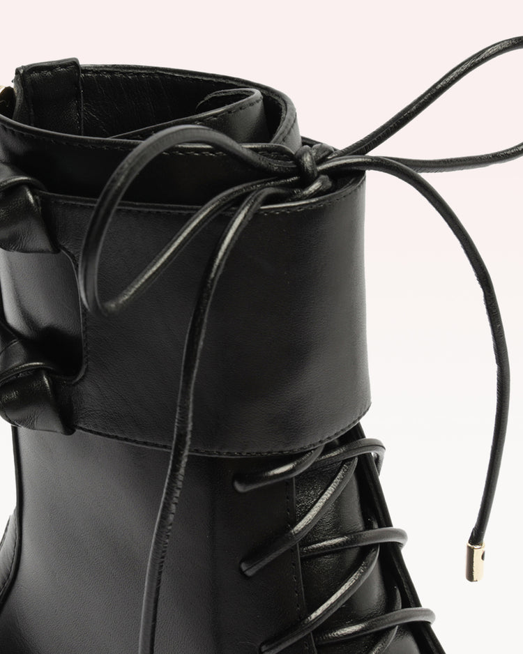 Asymmetric Clarita Charm Bootie Black