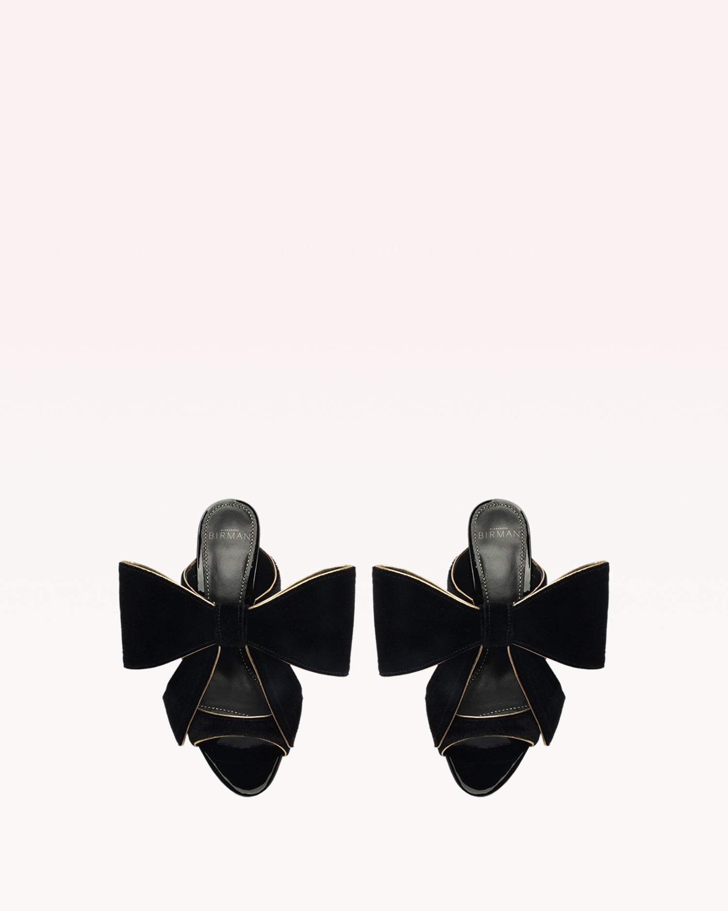 Lupita 85 Velvet Black Sandals F/23