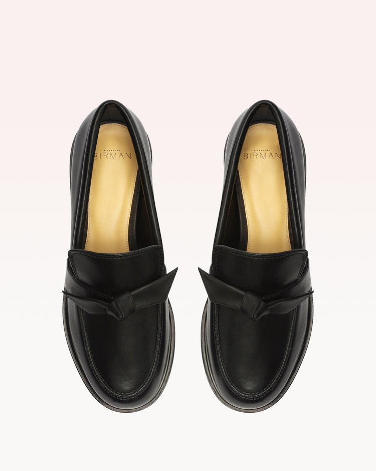 Clarita Chunky Loafer Black
