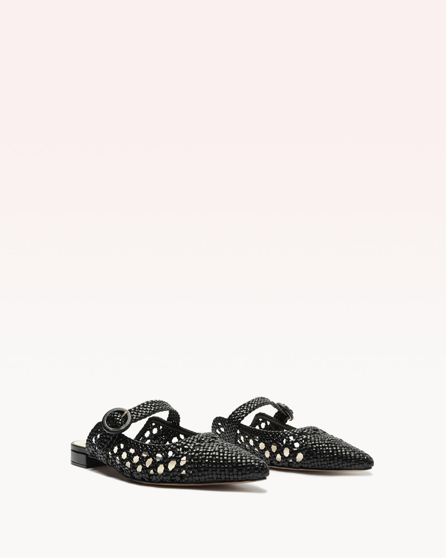 Dallas Mule Black Flats R/24
