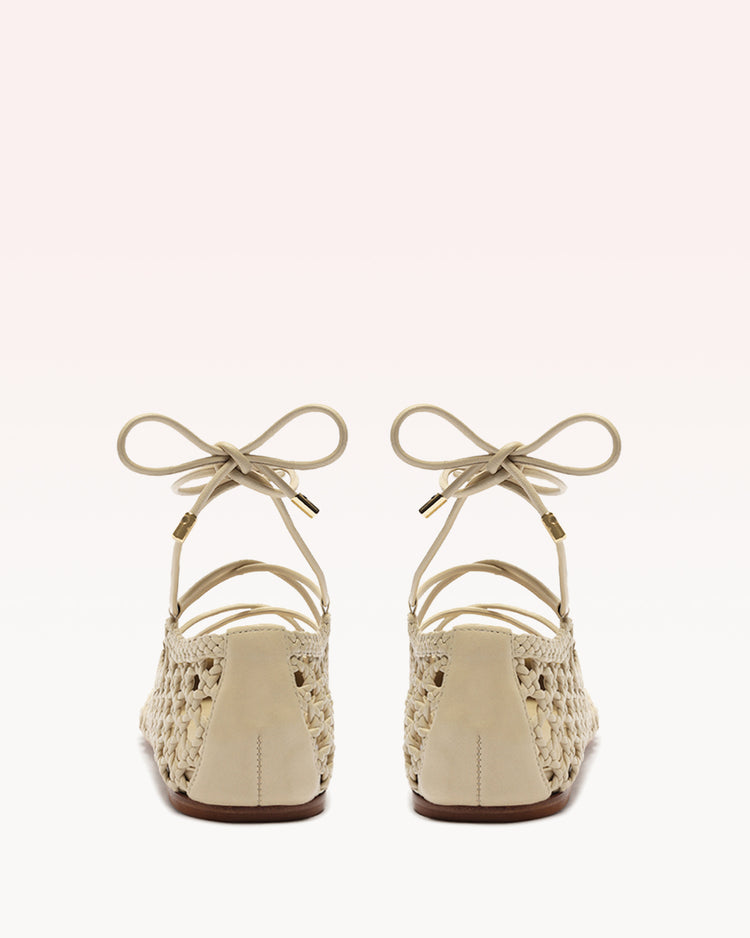 Ballerina Tresse Flat Dove Flats R/24