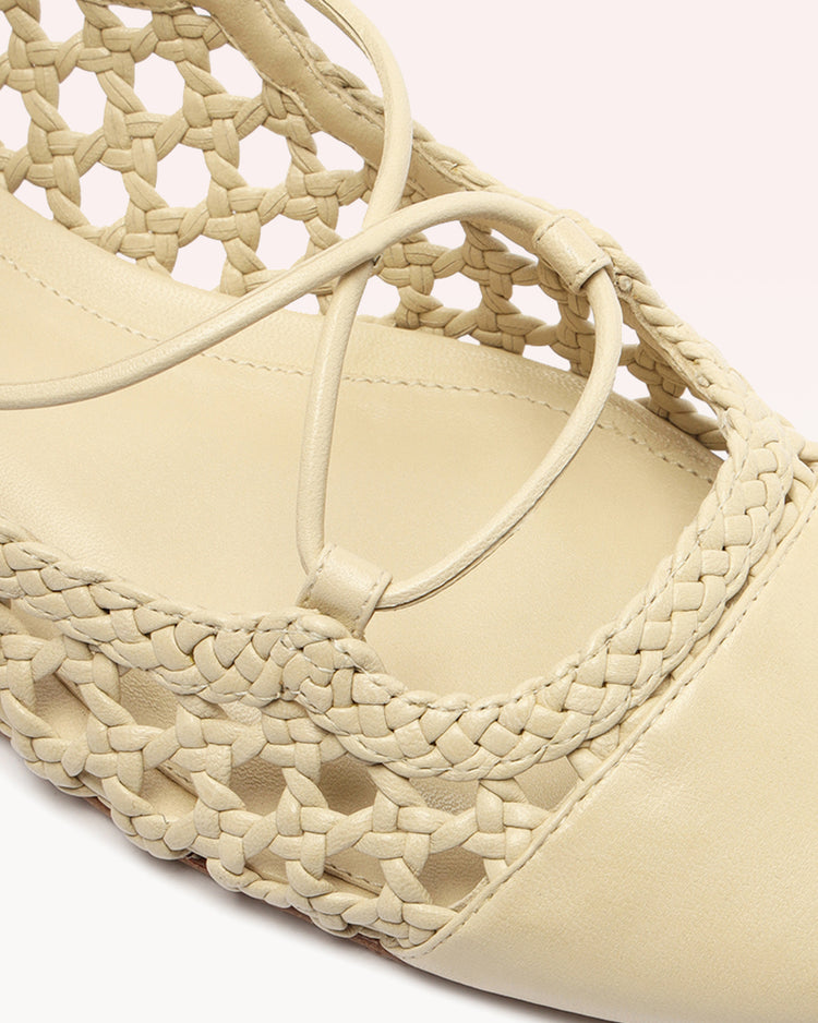 Ballerina Tresse Flat Dove Flats R/24