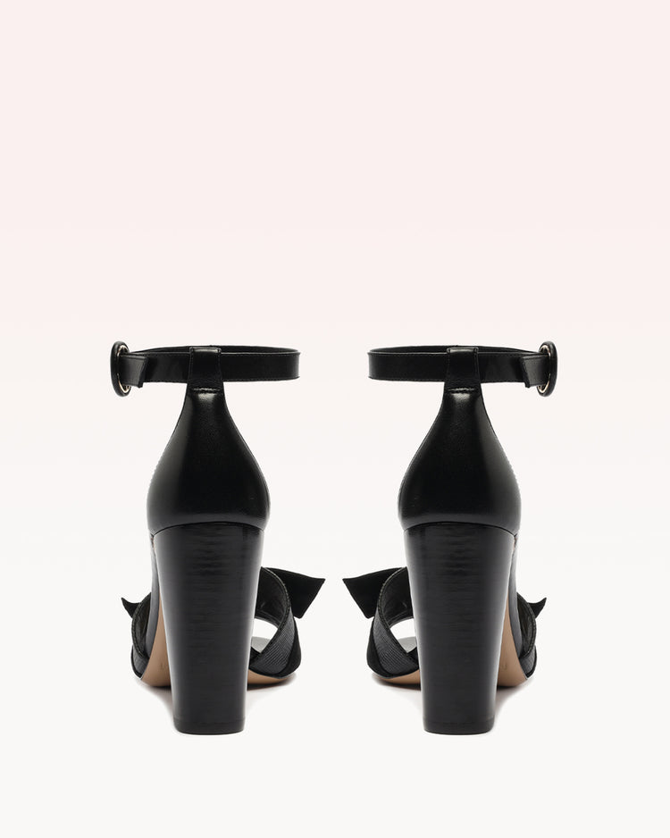 Maxi Clarita Block 90 Black Sandals R/24