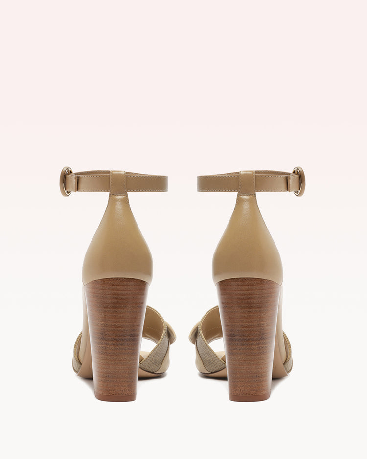 Maxi Clarita Block 90 Semolina Sandals R/24