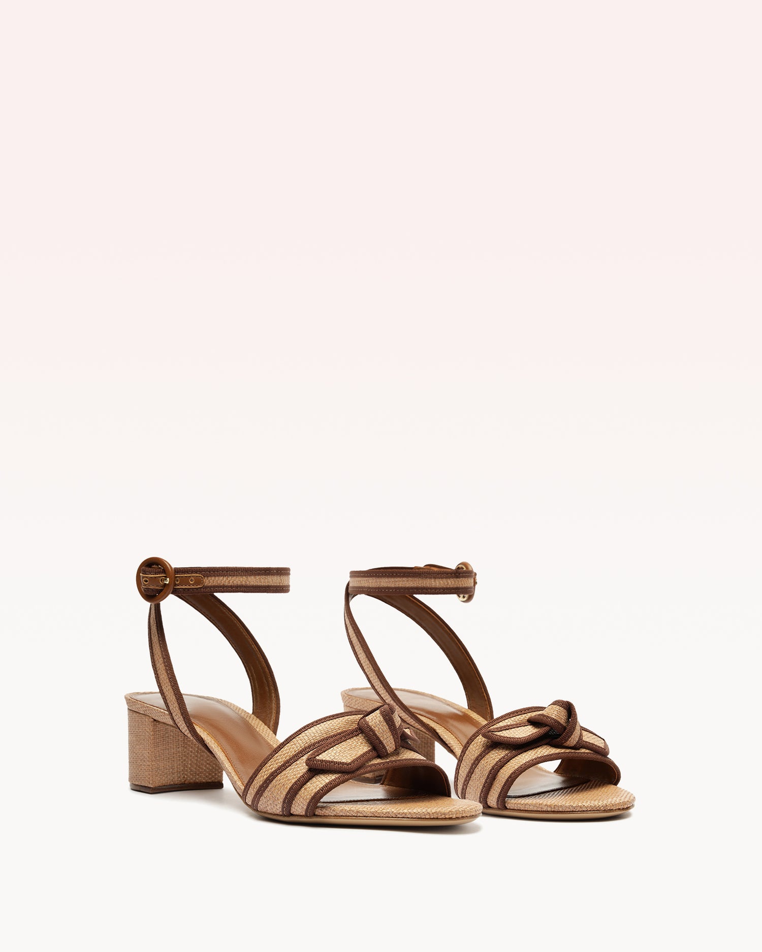 Grosgrain Raffia 45 Sandals R/25