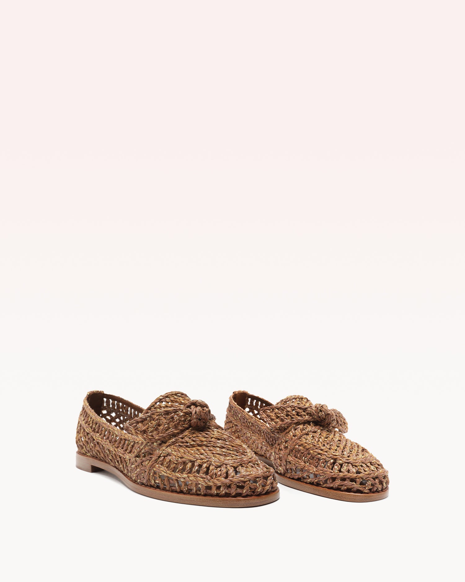 Raffia Penny Loafer Brown Loafers S/24   