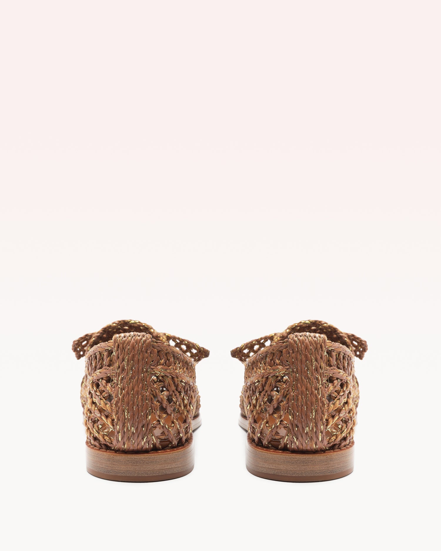 Raffia Penny Loafer Brown Loafers S/24
