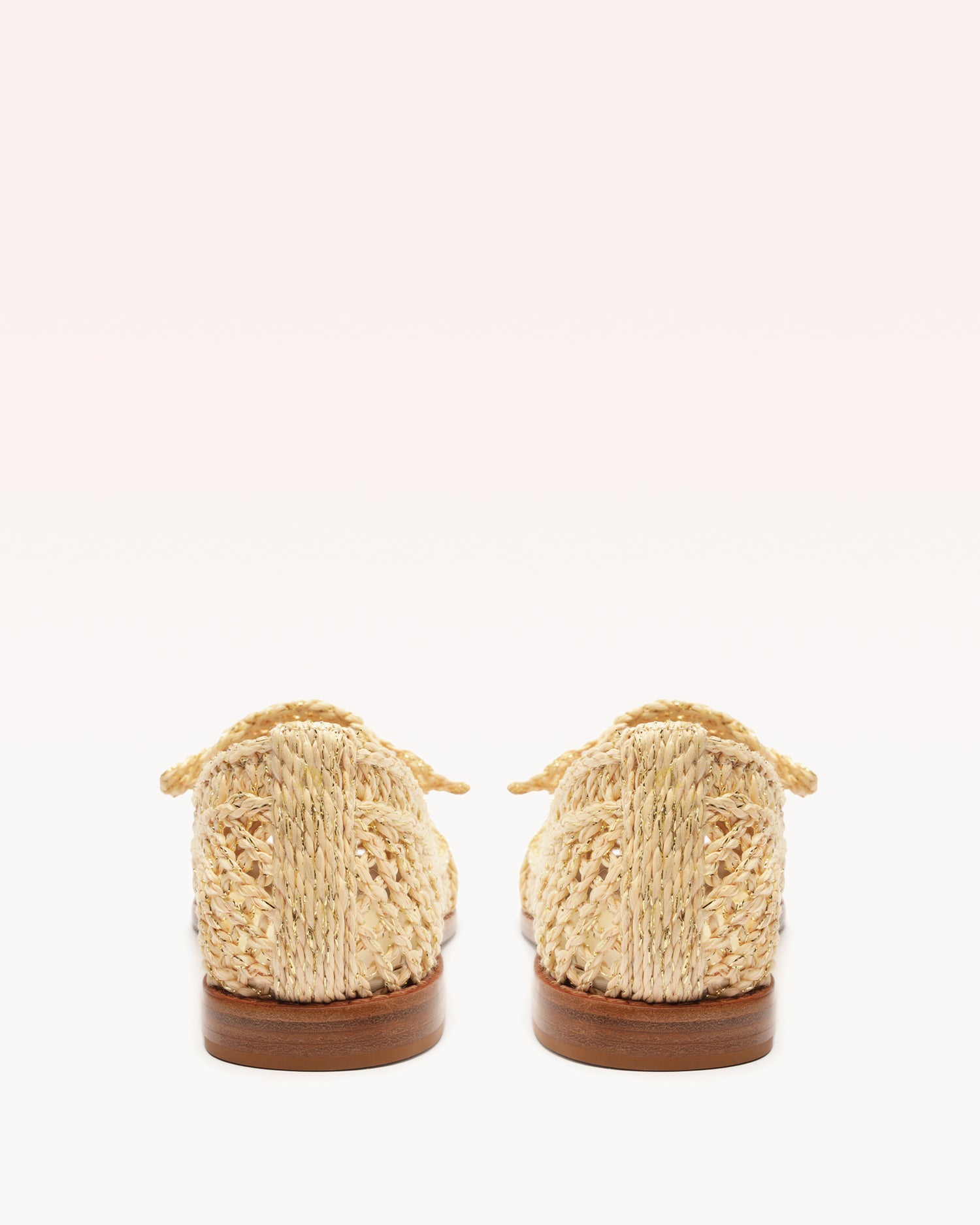 Raffia Penny Loafer Pearl Loafers S/24