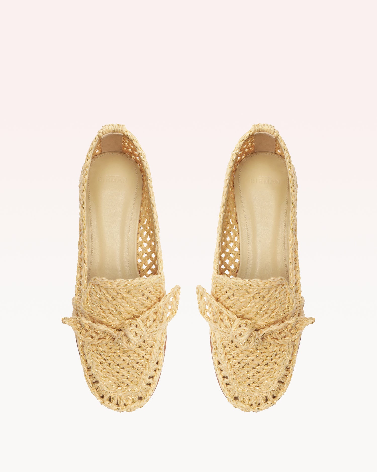 Raffia Penny Loafer Pearl Loafers S/24
