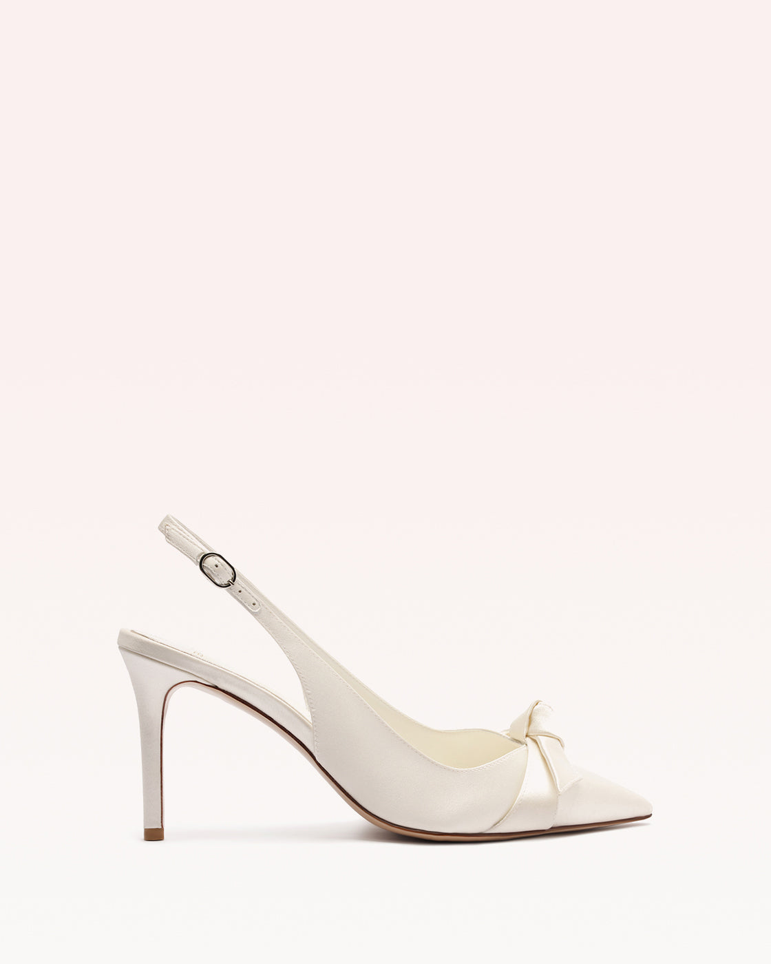 Clarita Classic Slingback 85 Seta Bianco Pumps BRIDAL 25