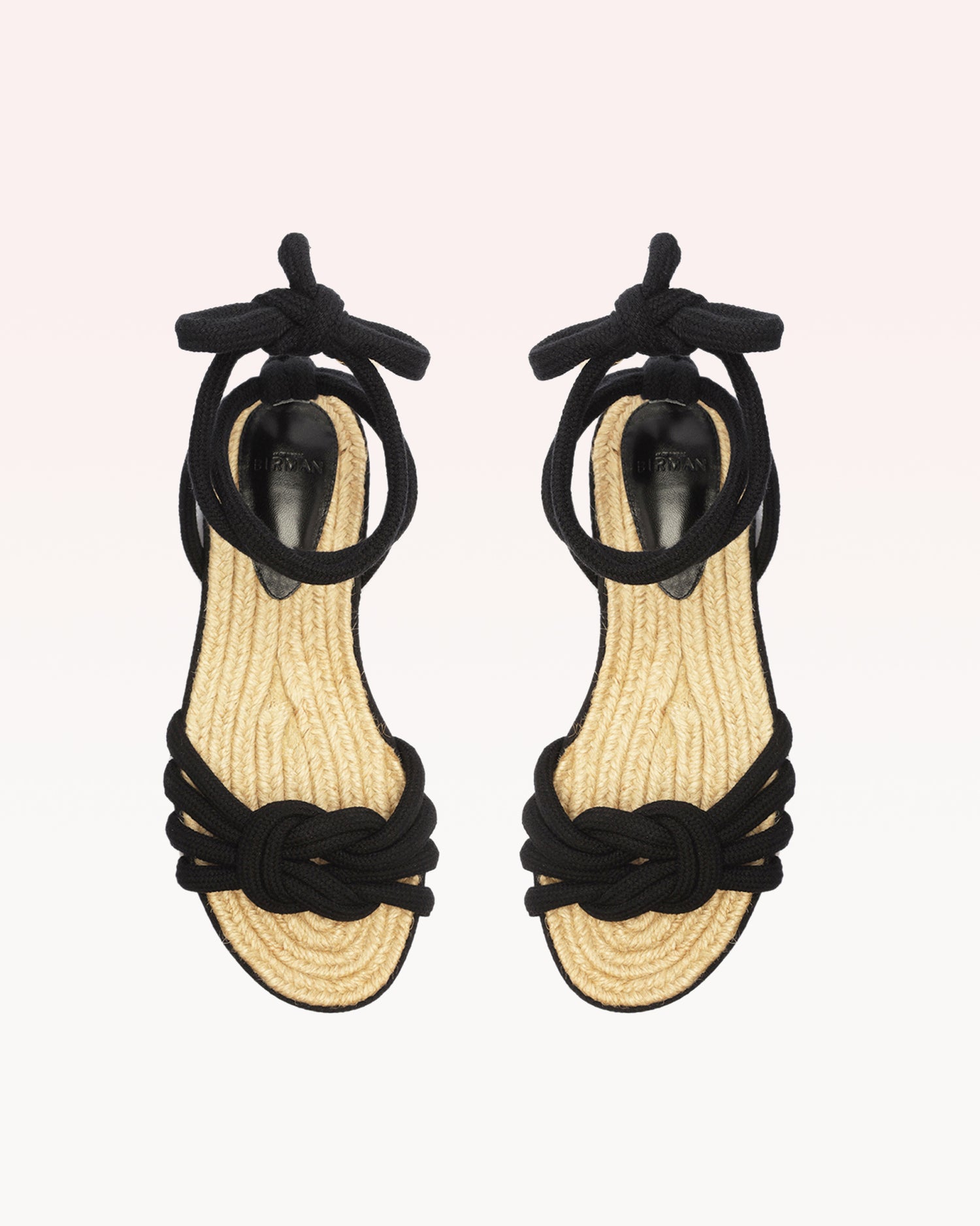 Vicky Rope Flat Black Flats S/24