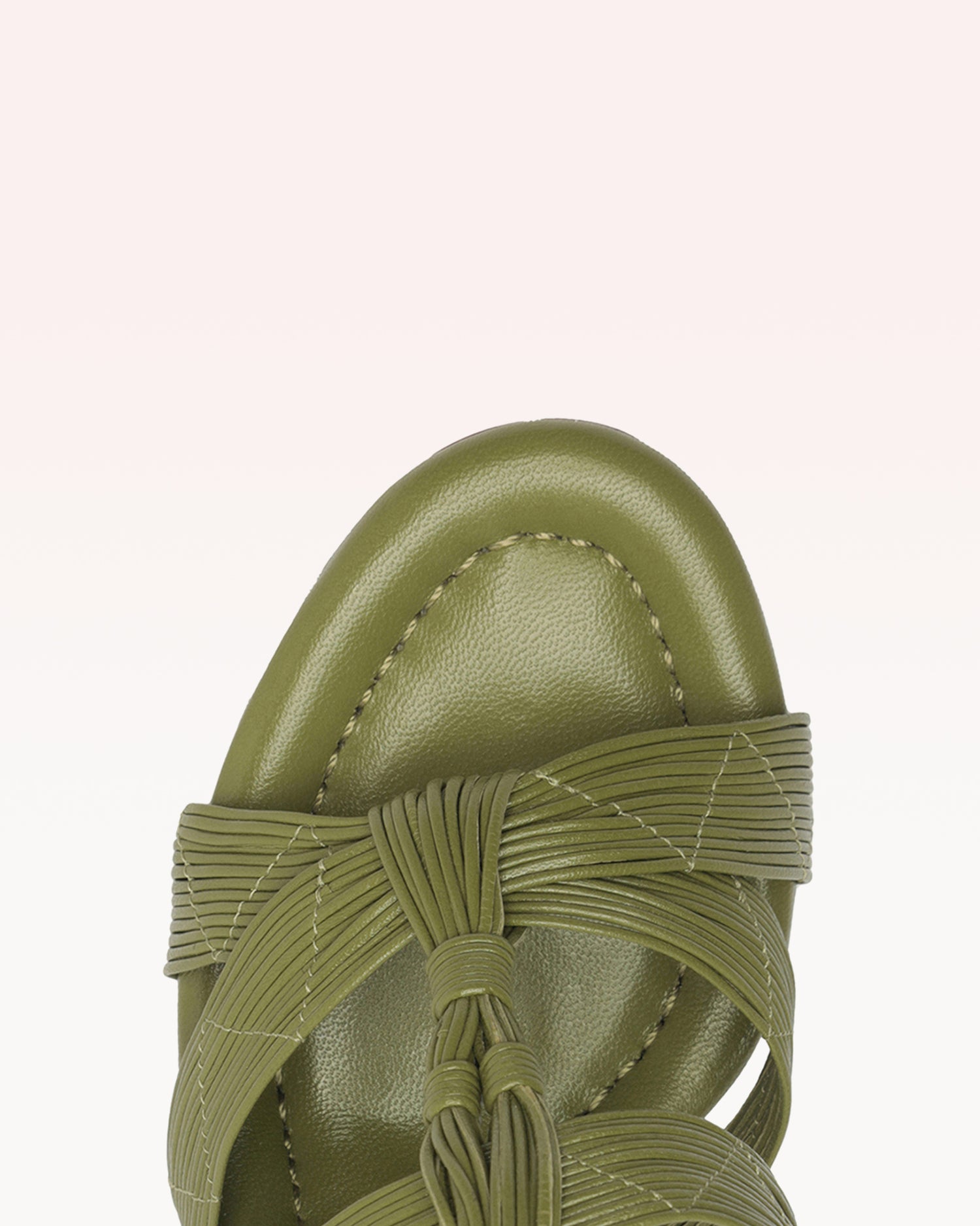 Olga Block 90 Green Sandals P/25
