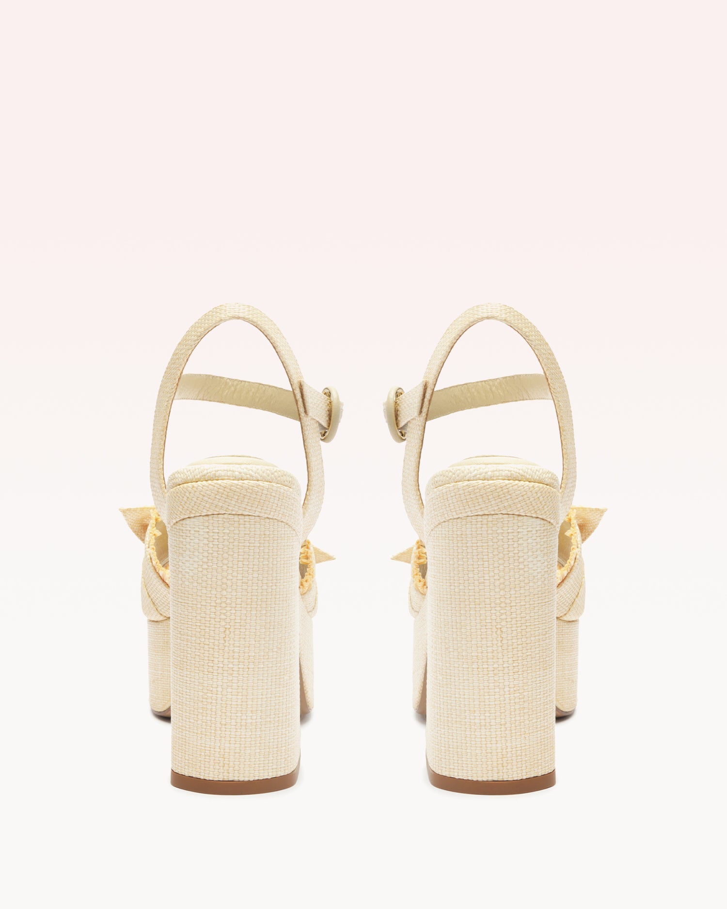 Maxi Clarita Raffia 120 Pearl Sandals S/24