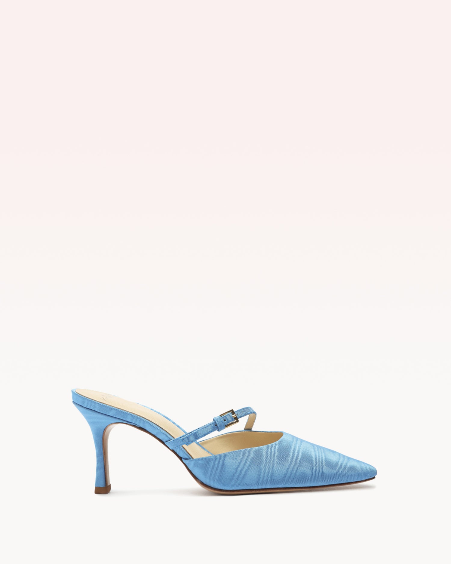Jazzie 70 Mule Blue Pumps S/24 35 Blue Moire