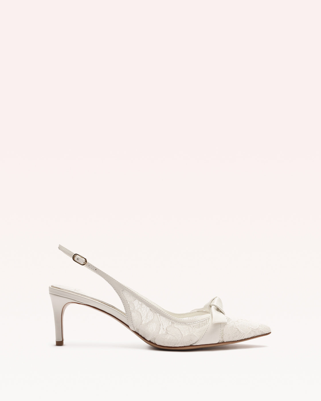 Clarita Classic Slingback 60 Off White Pumps BRIDAL 25