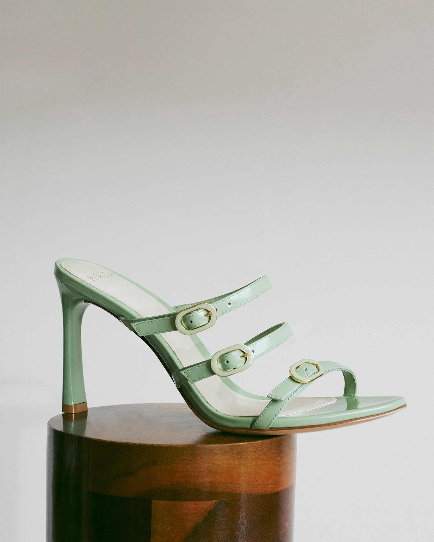 Poppy 85 Retro Green Sandals S/25
