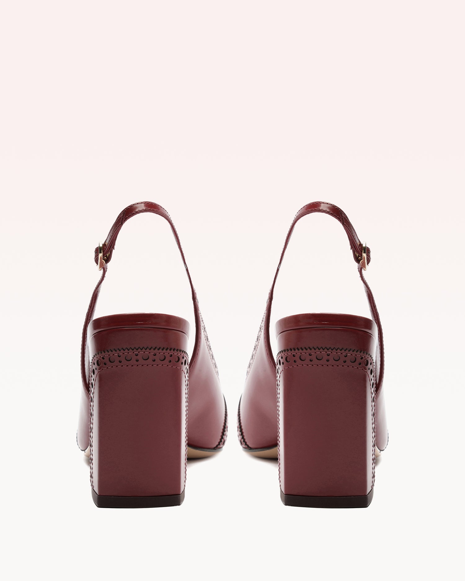 Slingback Brogue 85 Red Pumps P/25