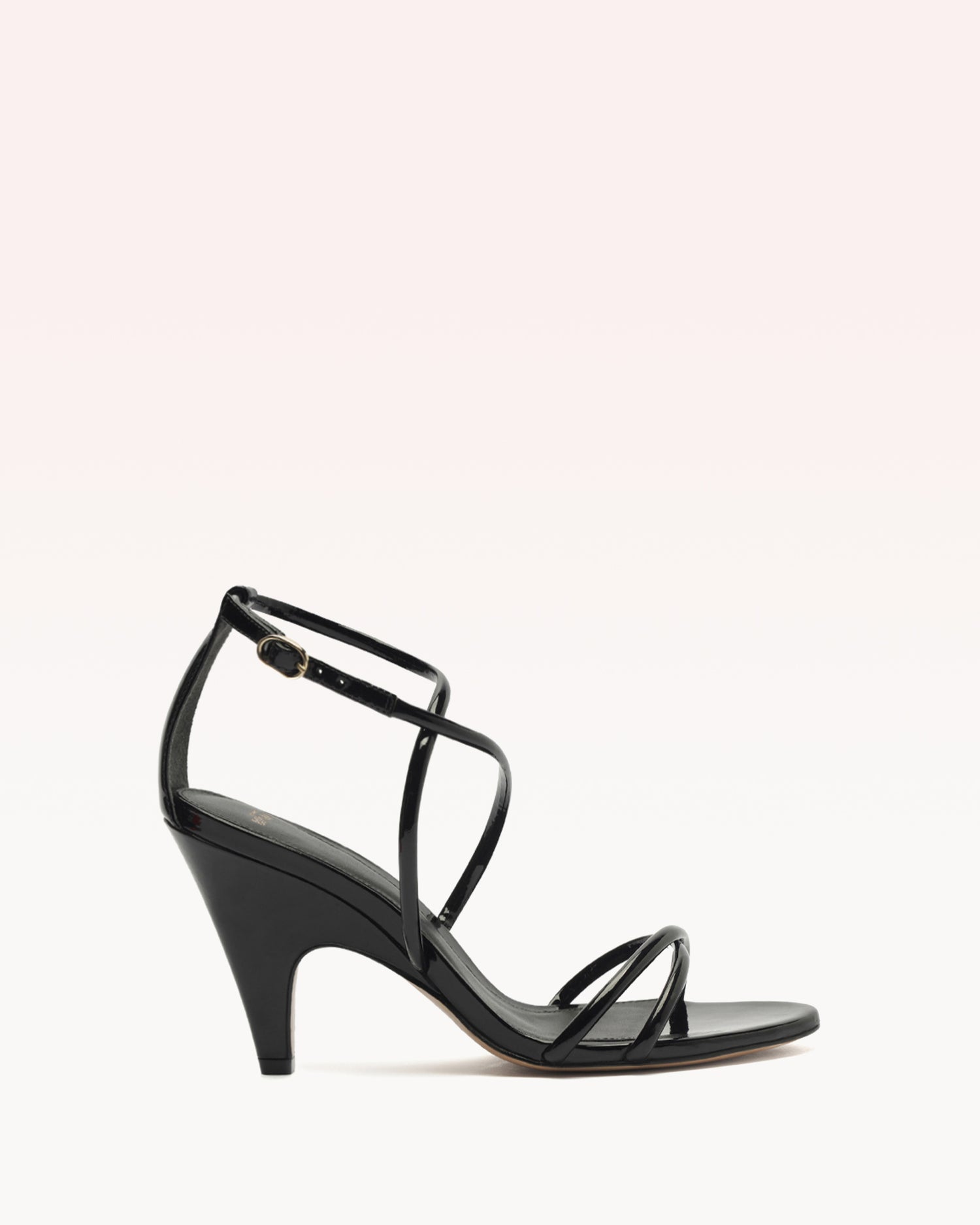 Lory 85 Black Sandals P/25 35 Black New Patent Leather