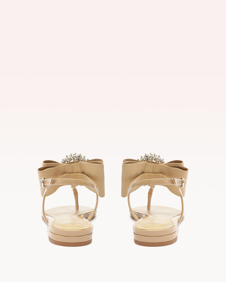 Maddie Thong Beige Flats S/23