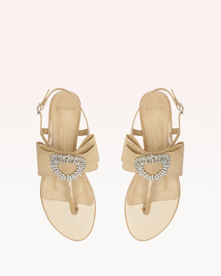 Maddie Thong Beige Flats S/23